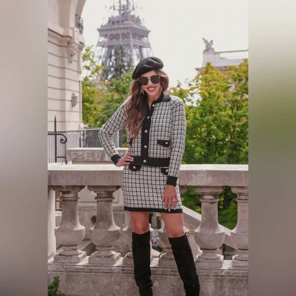 Take Me To Paris - Tweed Set